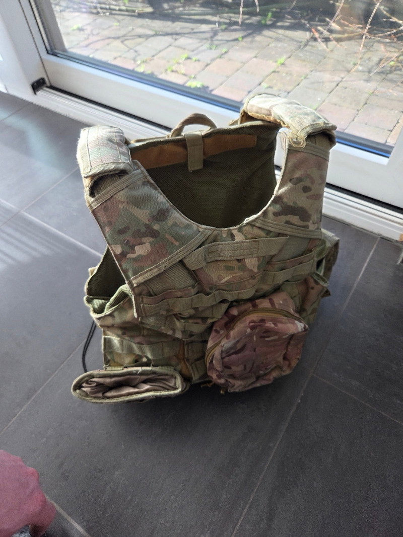 Afbeelding 1 van 101 Inc Plate Carrier Multicam airsoft incl pouches sling