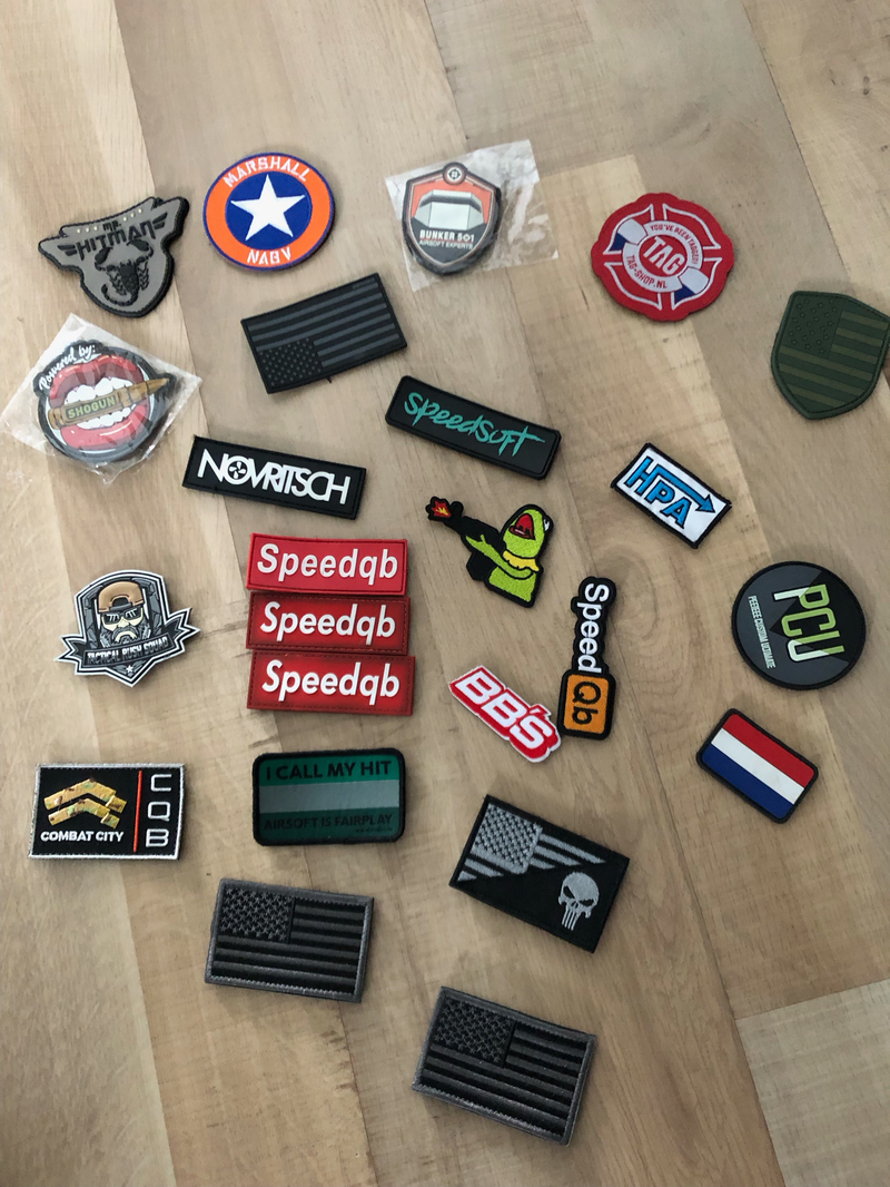 Image 1 for Collectie airsoft / SpeedQB patches