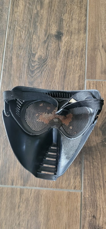 Image 2 for Full face mesh mask Black