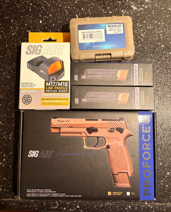 Imagen 2 de SIG Sauer ProForce M17 GBB set  (4 maanden oud)
