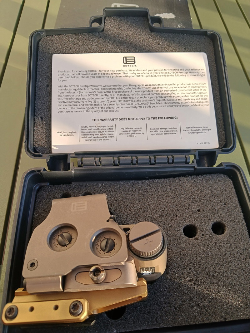 Image 1 for EOTECH EXPS 3-0 Color TAN + Unity riser TAN