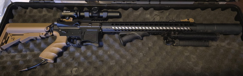 Afbeelding 1 van Seekins Precision volledig custom DMR met custom demper en real steel bipod en scope