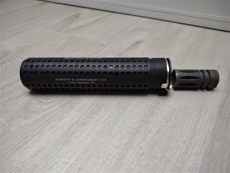 Afbeelding 1 van Pirate Arms KAC QD 168mm Silencer CCW (Black).