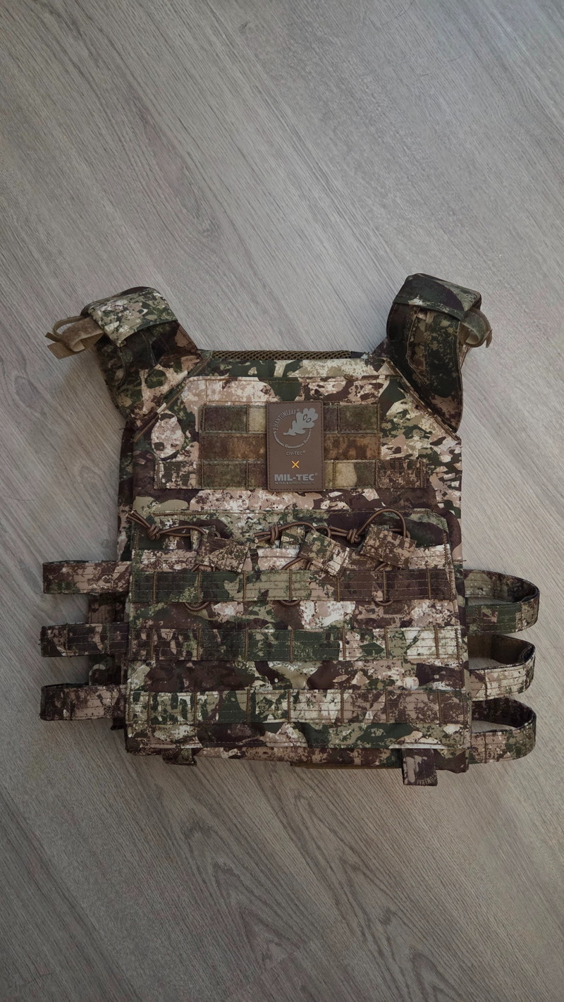 Bild 1 für Mil-Tec Plate Carrier Vest Gen.2 - Phantomleaf WASP | Z2 camouflage (Nieuw!)