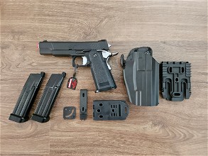 Image for Tokyo Marui Hicapa 5.1 D.O.R, 2 mags, Safariland 578 QR holster (repro)