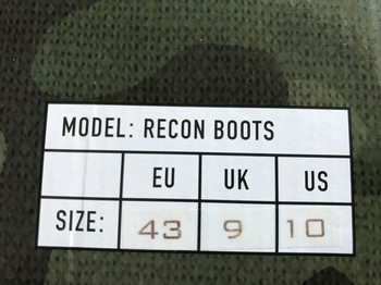 Afbeelding 3 van Leger schoenen • Recon Boots 101 inc • Medium High • Maat 43
