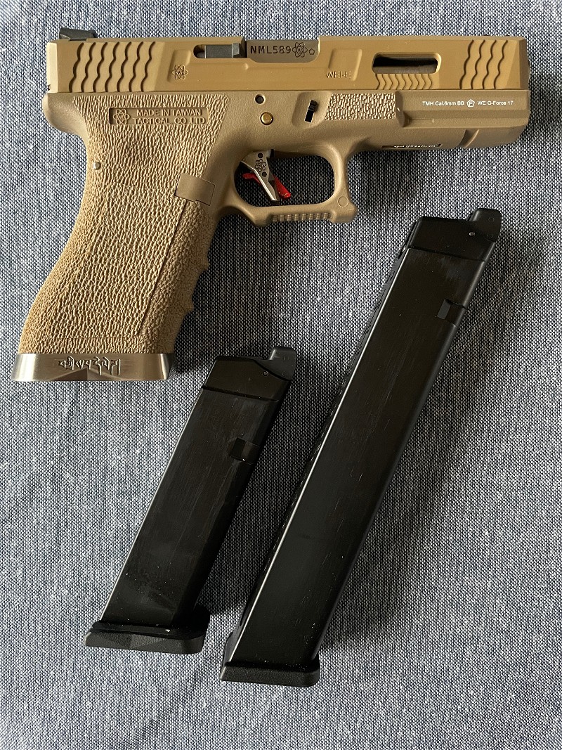Image 1 for Glock WE17 V2 Custom metal, extended mag en holster