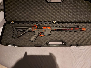 Image 3 pour G&G Combat Machine CM16 met mosfet, RED edition + Holo sight