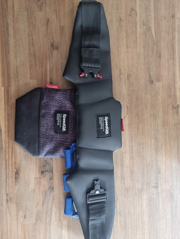 Image 2 for Speedqb belt met triple m4 pouch + droppouch