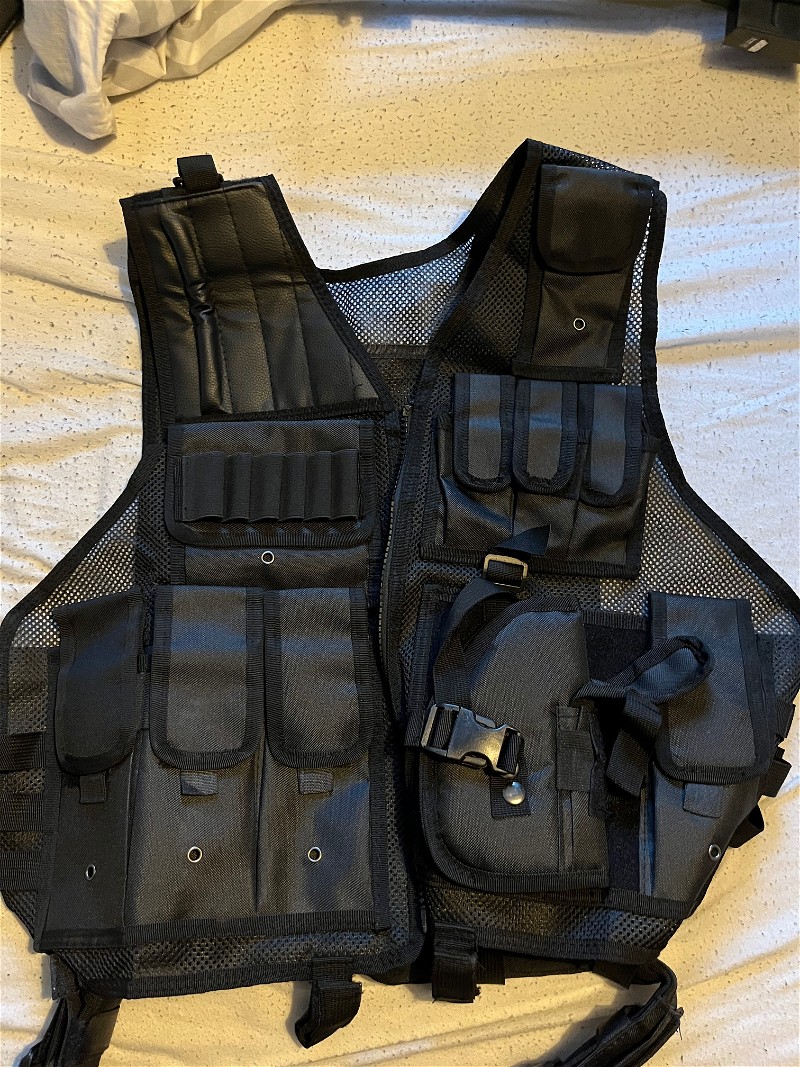 Afbeelding 1 van Tactisch vest en pistol holsters