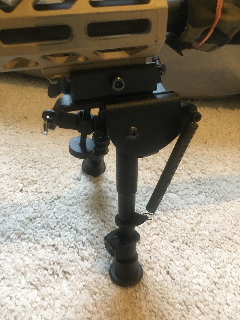 Image 1 for Rifle bipod met pinnecaty mount