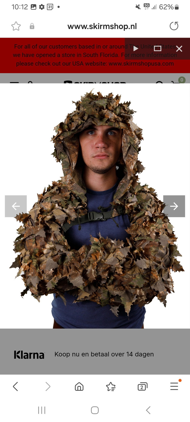 Afbeelding 1 van Stalker gear Brown oak viper hood