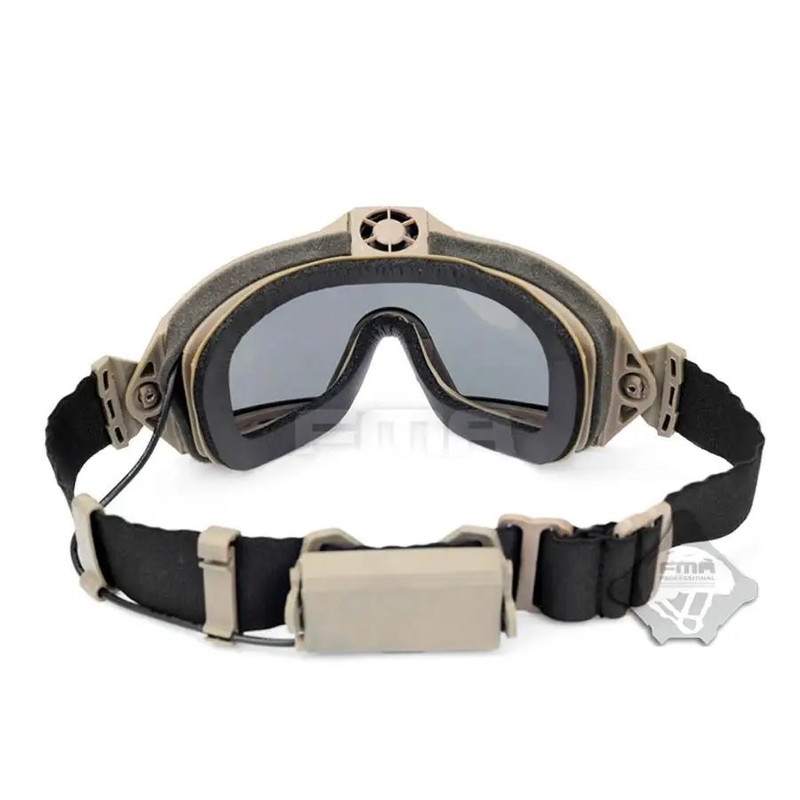 Afbeelding 1 van FMA Tactical Anti Fog Goggle w/ Fan (Color: Tan)