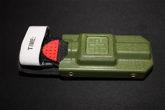 Afbeelding van Tactical Tourniquet Kit. Tourniquet + hardcase houder molle olive drab