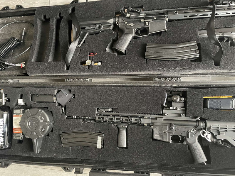 Image 1 for Wegen beëindiging hobby tippmann m4 v2 arcturus m4 glock 17 nuprol xl koffer gopro hero 10 en nog veel meer