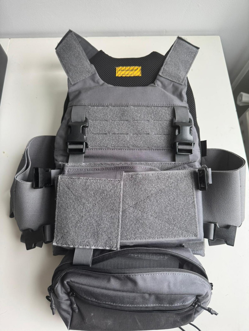 Bild 1 für Slick Plate Carrier Set | Wolf Grey | Emerson Gear