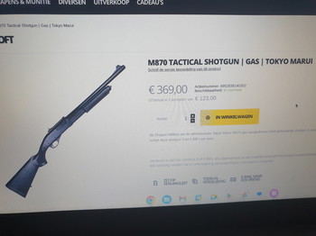 Image 3 pour Tokyo Marui M870 gas shotgun '( splinternieuw in de doos )