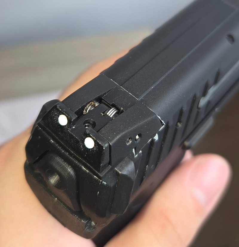 Image 1 for VP9 airsoft adjustable rear sight 3D print