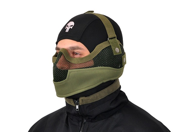 Image 2 for Stalker V3 Type Mesh Mask - Olive Drab