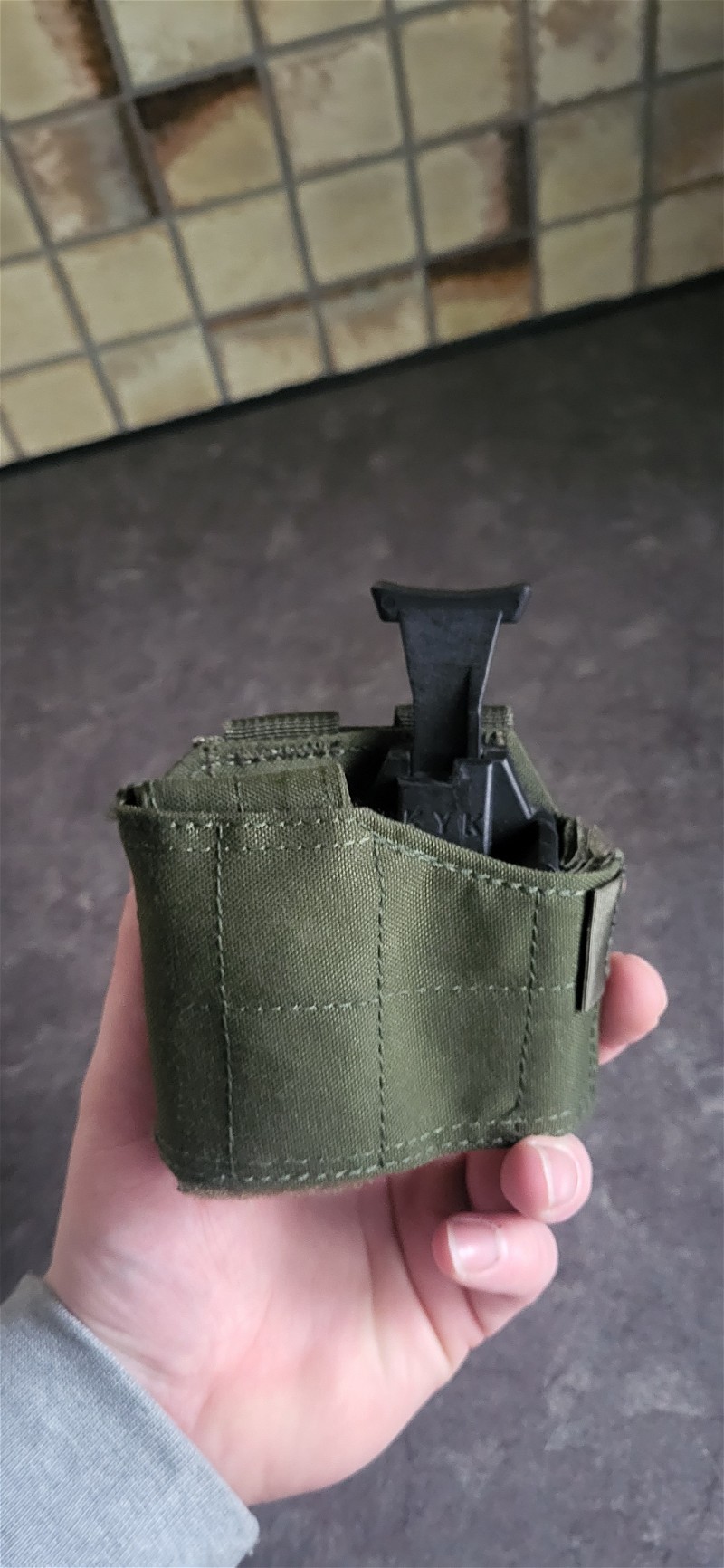 Image 1 for Warrior assault pistol pouch links handig