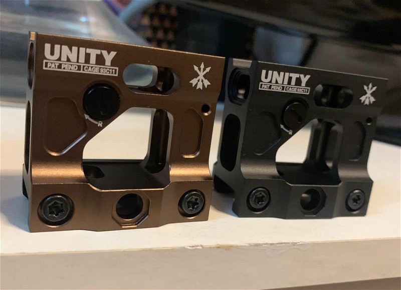 Image 1 for UNITY CLONE Tactical Fast Micro Mount Black & Dark Earth