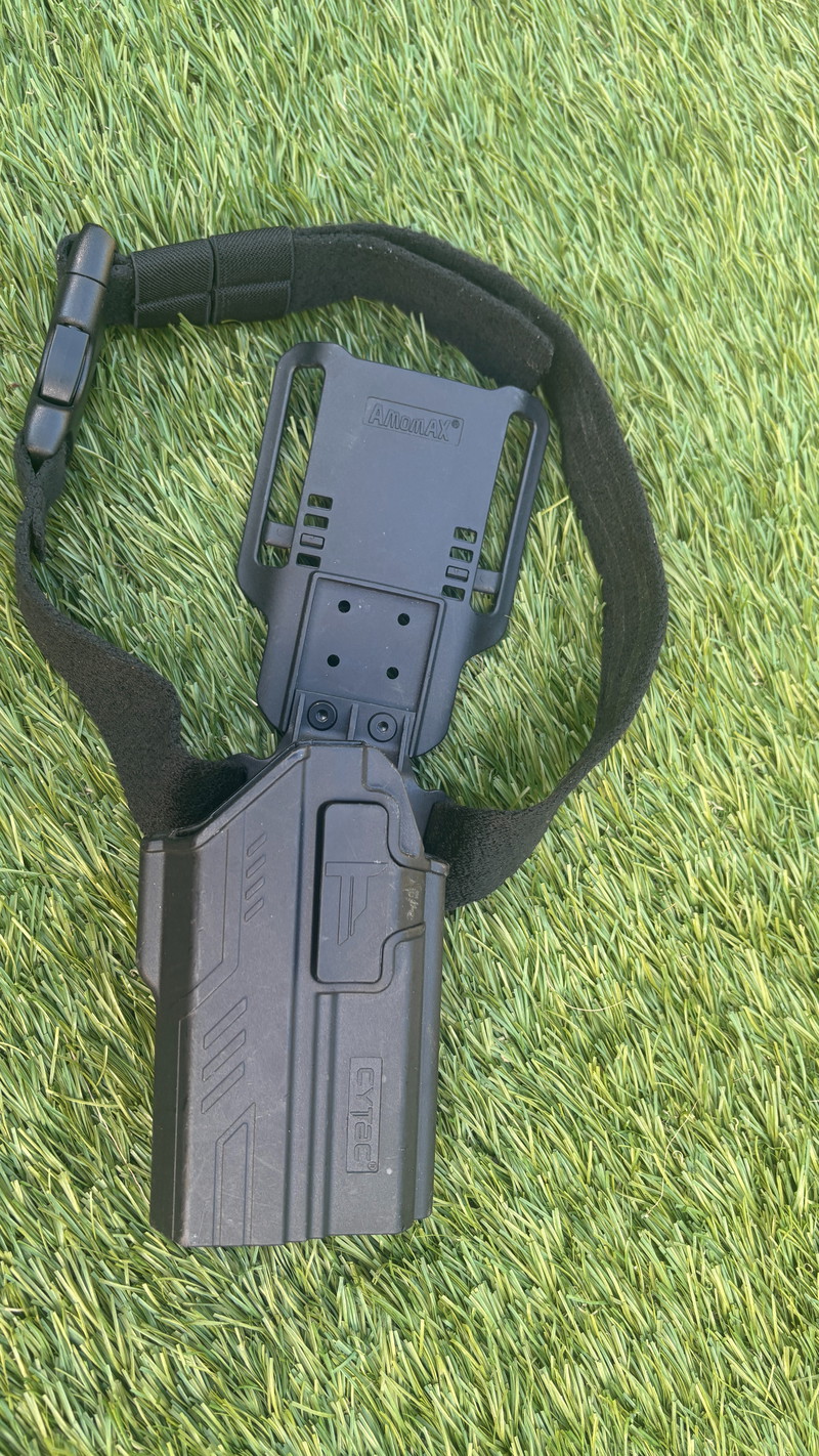 Image 1 pour Cytac G17 met amomax drop leg holster