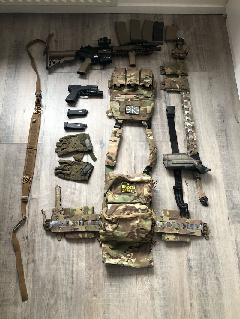 Afbeelding 1 van Full Multicam Kit + SA MK18 & Umarex G19 Operator Style Kit