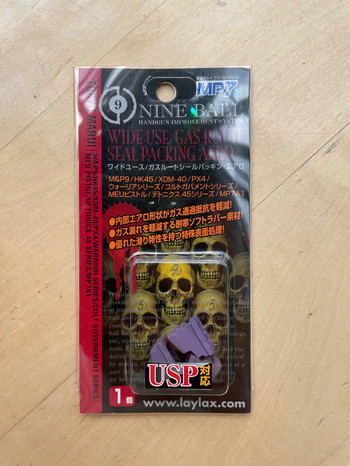 Image 2 pour Nine Ball Wide Use Gas Route Seal Packing Aero MP7A1 GBB