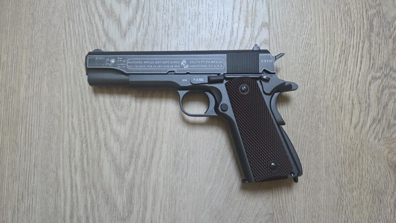 Image 1 for Colt M1911A1 CO2 Blowback Laser custom by KWC and Cybergun