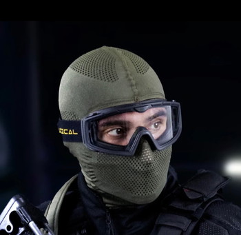 Image 2 for NB Tactical Ghost Mask (Fortis LP) + Balaclava V3 Ranger Green + Mirrored Storage Case