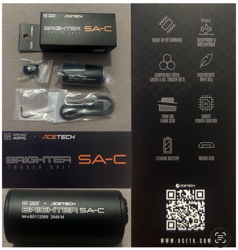 Image 1 pour Specna Arms X Acetech Brighter SA-C Tracer