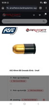 Image pour Gezocht: ASG 40mm shell/grenade voor 65 bbs