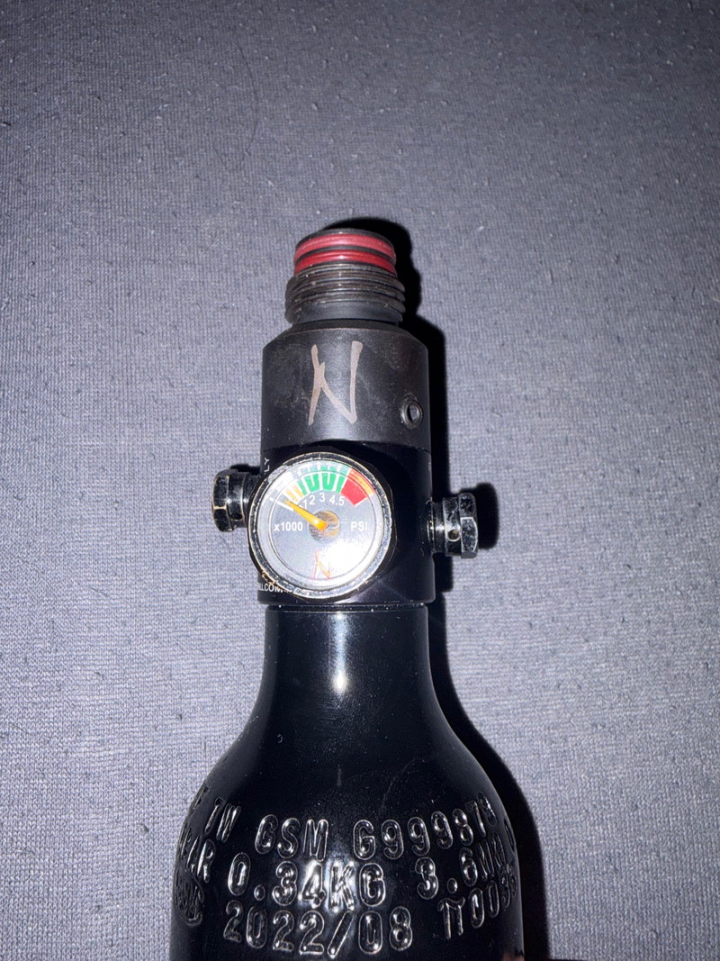 Image 1 for Hpa fles + upgraded fles regulator