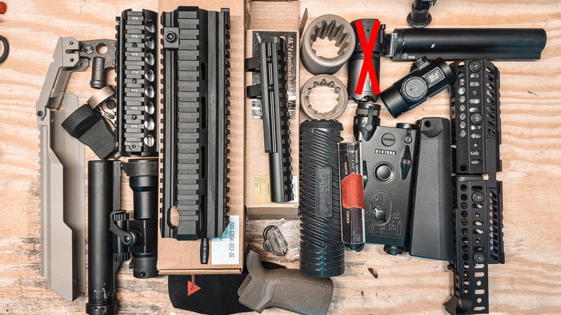 Bild 1 für Misc. grips, rails, optics, ...