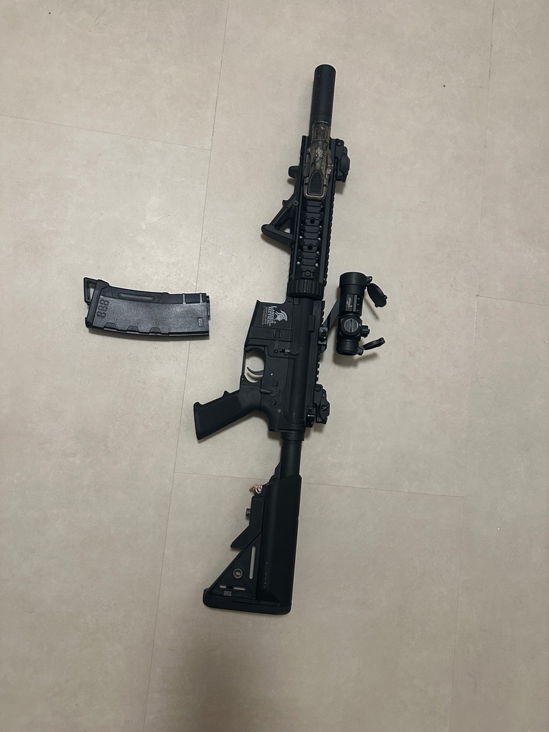 Image 1 for M4 LT-15 | Rifle | AEG | Lancer Tactical + 3 Mags en Walther Reddot