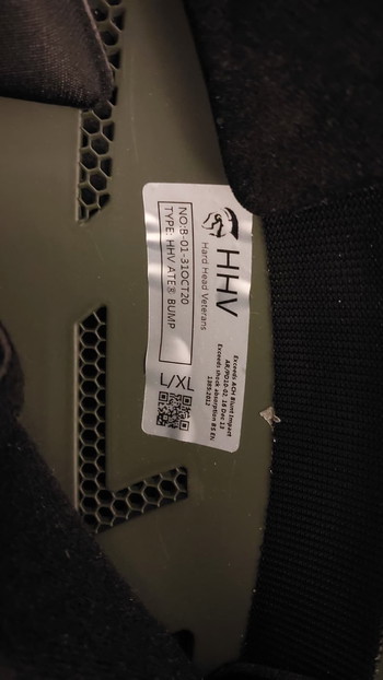 Image 4 for HHV ATE Bump helm Hard Head Veterans OD Green MT L / XL