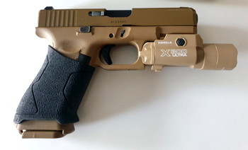 Image 2 for glock 19X met light en antislip  rubber