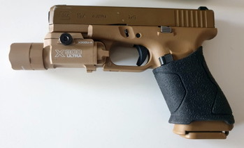 Image 4 for glock 19X met light en antislip  rubber