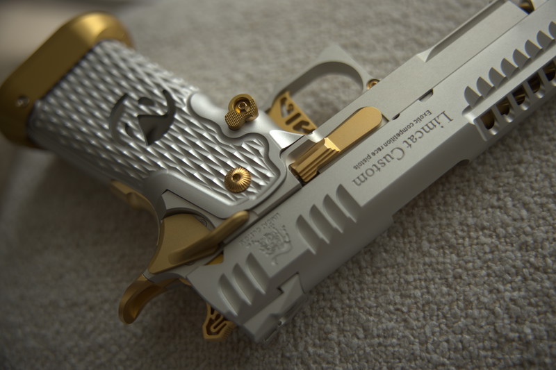 Image 1 for Hicapa Custom 4.3 Silver + Gold Hi capa