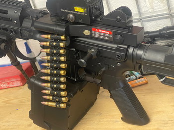 Afbeelding 2 van Golden eagle LMG . Full metal . Drum mag .
