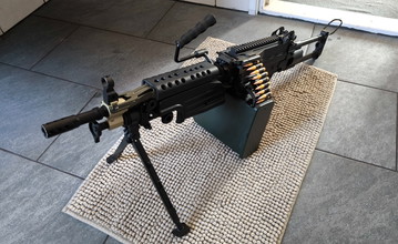 Afbeelding van A&K M249 SAW real steel heavyweight versie met electric box mag lmg