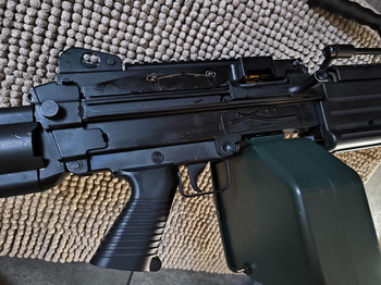 Bild 5 für A&K M249 SAW real steel heavyweight versie met electric box mag lmg