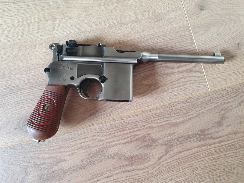 Bild 1 für WE712 GBB Chrome Edition + Wooden grips