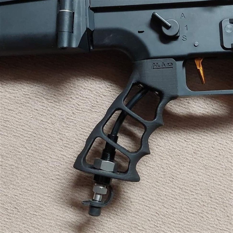 Image 1 for 3D printed skeleton  pistolgrip voor HPA speedbuild