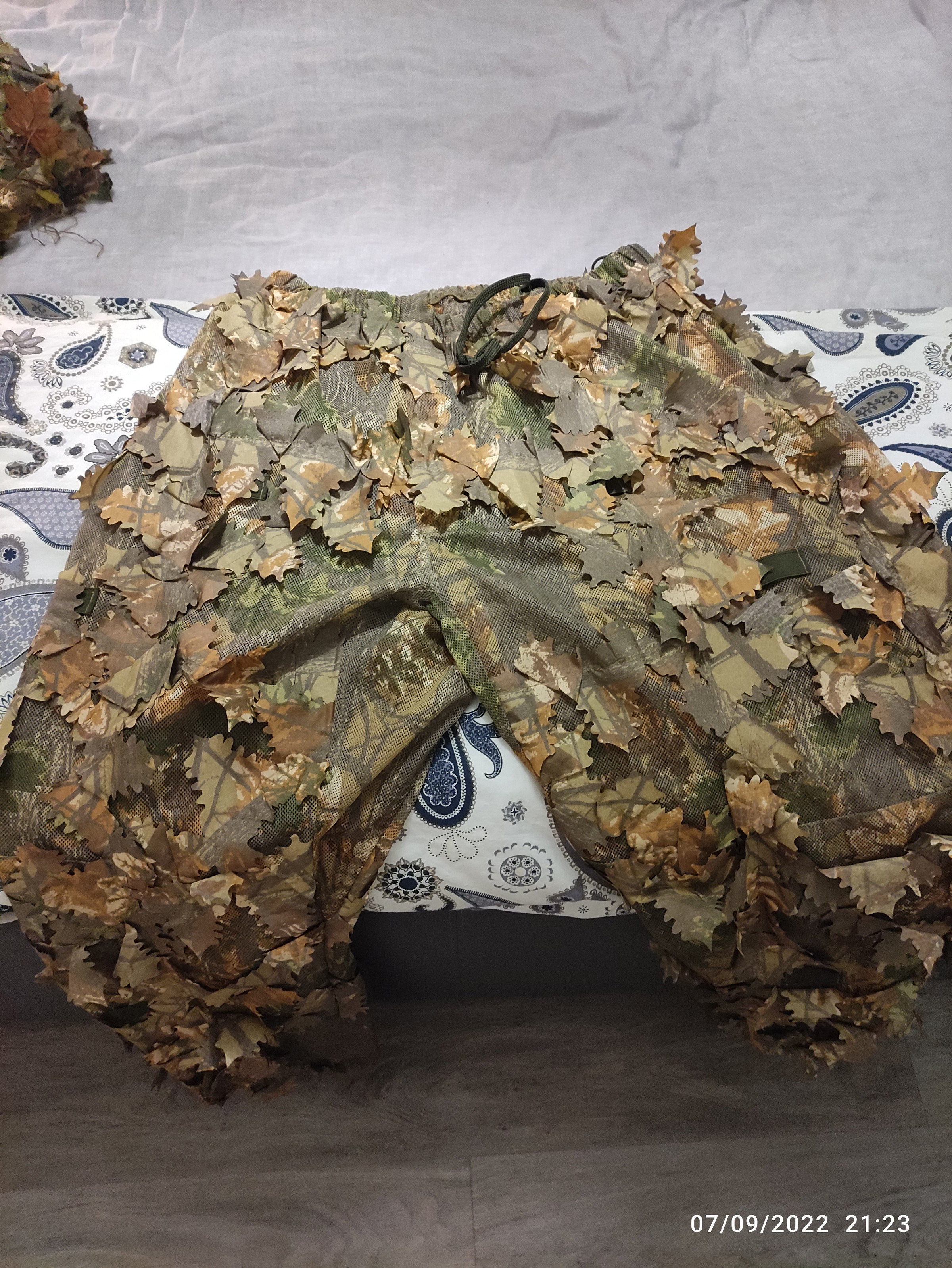 Berretto Mimetico Ghillie Harrington Marley – One Size Per Caccia E Stalking