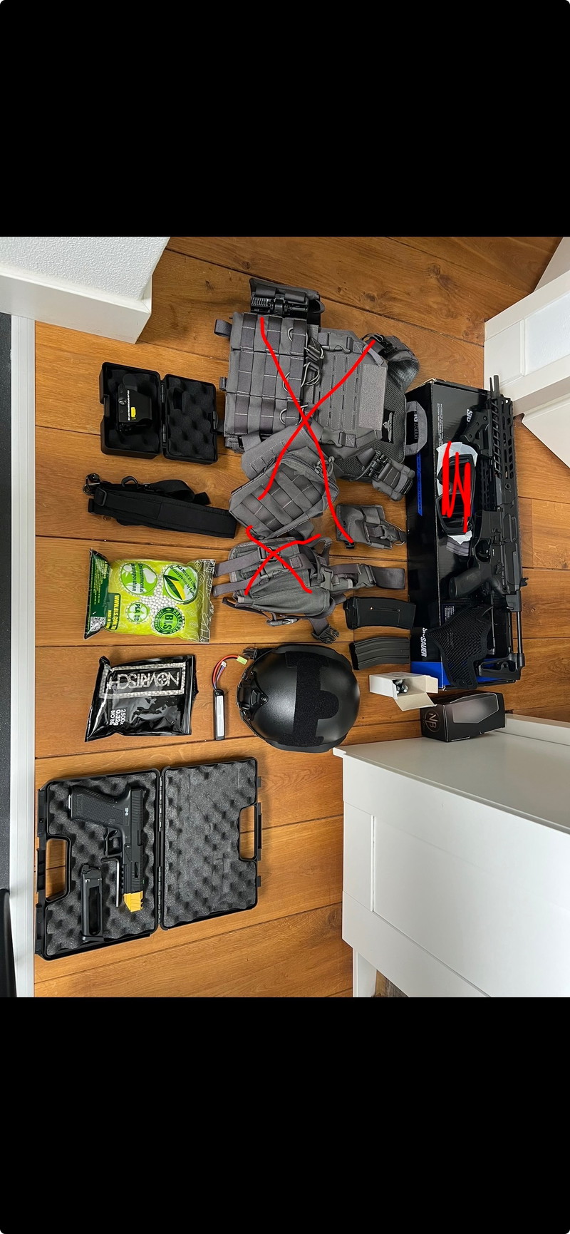 Image 1 for all mijn Airsoft gear