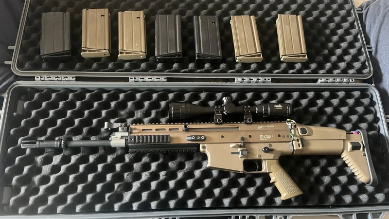 Imagen 1 de Tokyo Marui NGRS Scar H DMR volledig geüpgraded  nieuw waarde 1291eu