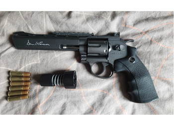 Afbeelding 2 van ASG Full metal Dan & Wesson 6'' Revolver te koop