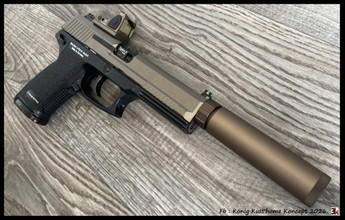 Afbeelding van Hk Mk23 custom "Sex Pistol"