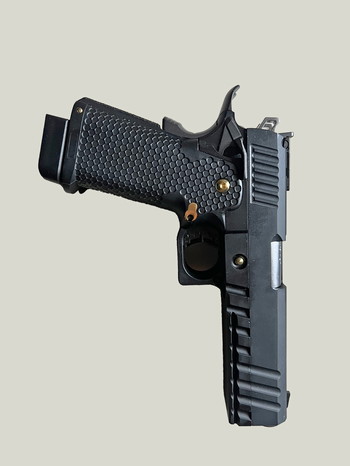Bild 4 für AW Custom Double Barrel Hi-Capa 1911 Gas Blowback Airsoft Pistol Black